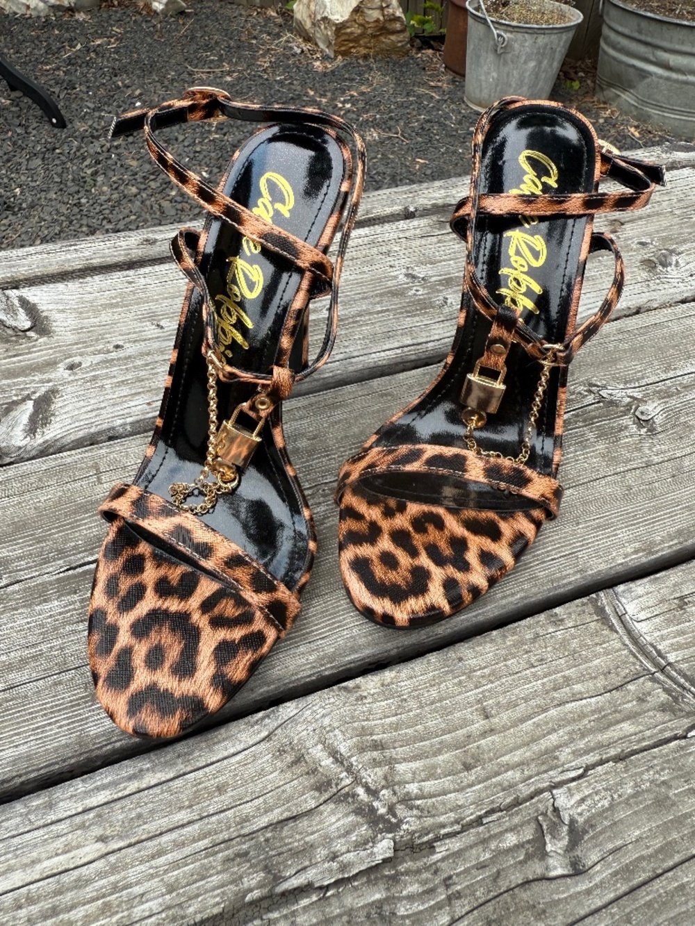 Cape Robbin leopard print stilettos